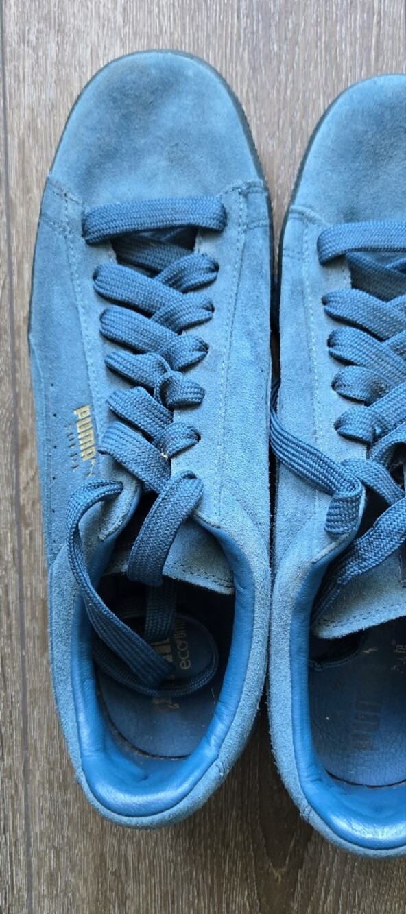 Puma Men's Suede Sneakers in Teal - Picture 2 of 5